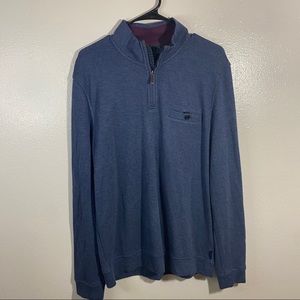 TED BAKER Valerio Quarter Zip Pullover Sweater